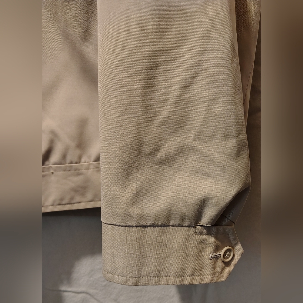 London Fog Vintage Men's Harrington Lightweight Beige Jacket Size 44 Reg - Picture 6 of 10